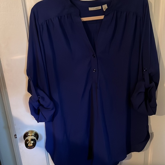 Halogen by Nordstrom L Purple Dress Shirt - Picture 4 of 5